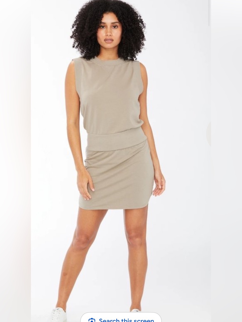 Sundays by wearesundays Romi sleeveless dress light olive sporty size Small